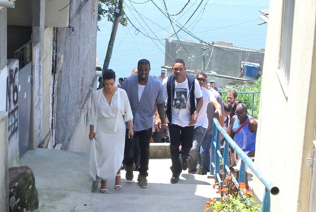 Kim Kardashian, Kanye West e Will Smith Kim Kardashian, Kanye West e Will Smith